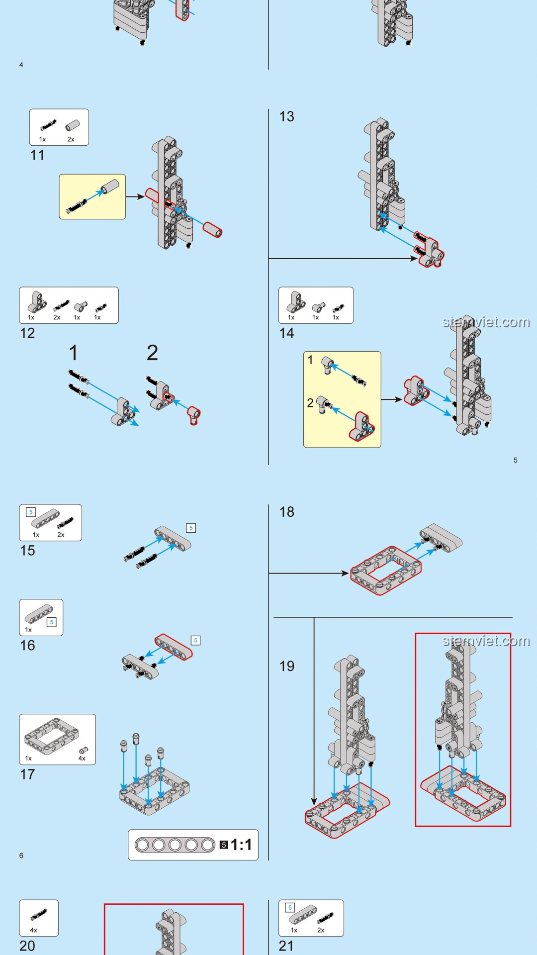 Mô hình khủng long T-Rex Decool 71003 sách Decool 3 Mô hình khủng long đầu điêu khắc T-Rex