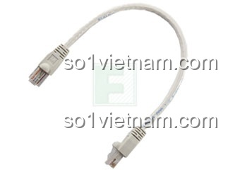 Cáp mạng Cat6 UTP 24AWG DK 1511 kết nối RJ45 màu xám