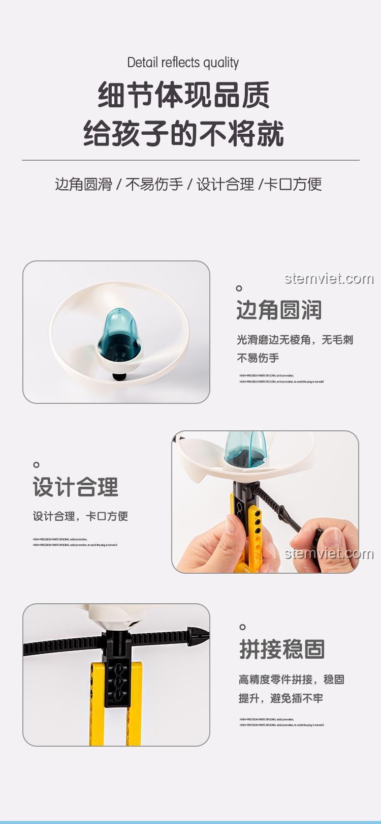 Tương tác gia đình với đồ chơi lắp ghép Deli 74382, rèn luyện khả năng phối hợp tay mắt và tăng cường tương tác cha mẹ - con cái, tận hưởng thời gian vui vẻ.