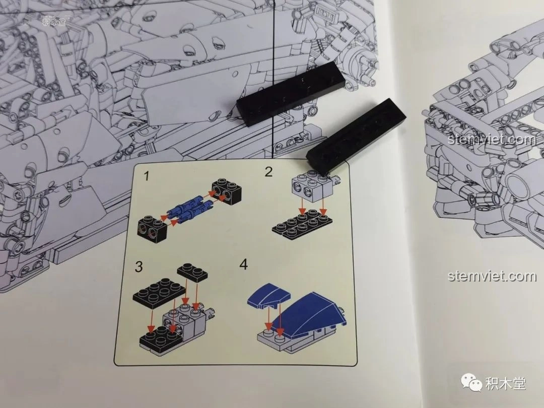 Chi tiết đèn hậu của mô hình Feifan F10002 Lamborghini Aventador SVJ Roadster, độ hoàn thiện cao.
