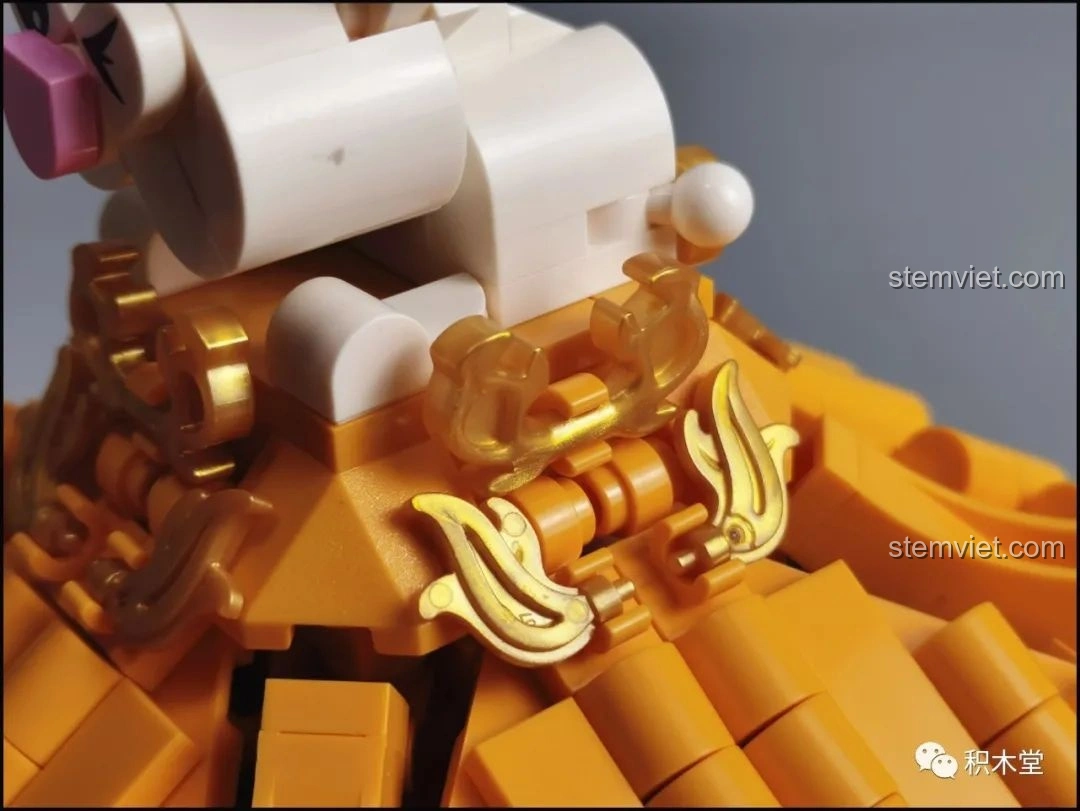 Chú thỏ ngọc ôm trăng và sao trong bộ Đèn Lồng Thỏ Ngọc Trung Thu Pantasy 18008.