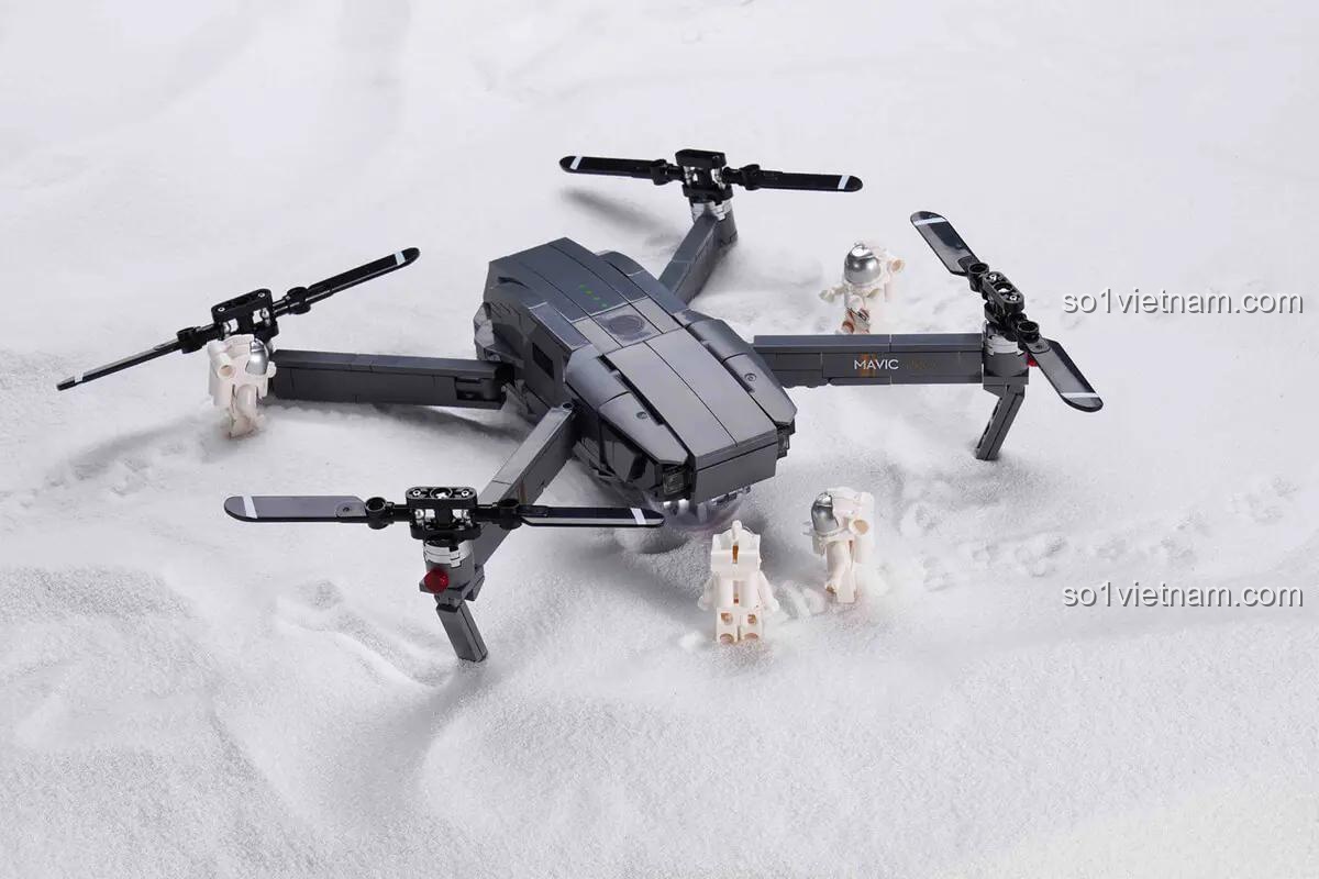 Mô hình máy bay không người lái DJI Mavic Pro 32008 mở rộng, bộ đồ chơi công nghệ cao, phát triển tư duy cho học sinh cấp 1.