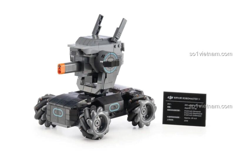 Mô hình RoboMaster S1 DJI S1, quà tặng sinh nhật ý nghĩa cho bé trai 6 tuổi đam mê công nghệ.