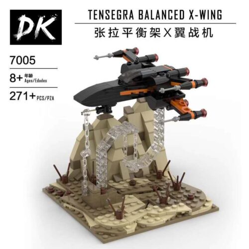 DK 7005 bộ lắp ráp X翼战机 Star Wars cân bằng trọng lực, 271 chi tiết, độ tuổi 8+, cho bé trai