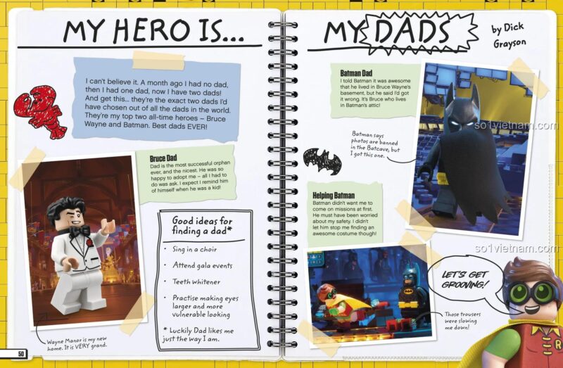 Hướng dẫn The LEGO® Batman Movie DK, câu chuyện về Robin và Batman, đồ chơi giáo dục cho con trai.