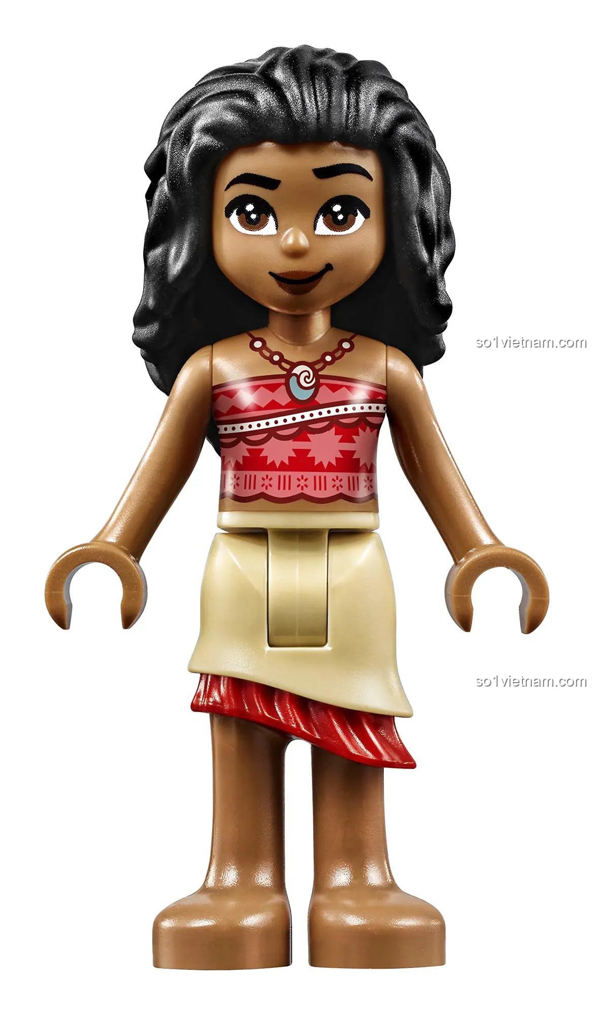 Mô hình Công chúa Disney ISBN9780241409640, truyện Công chúa Disney LEGO® Group, minifigure Moana chi tiết, đồ chơi chất lượng cao cho bé gái.
