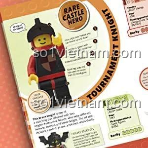Đồ chơi giáo dục Sách hướng dẫn nhân vật LEGO DK, khám phá Tournament Knight, thông tin về các hiệp sĩ LEGO® cổ điển, sách cho bé gái 8 tuổi.