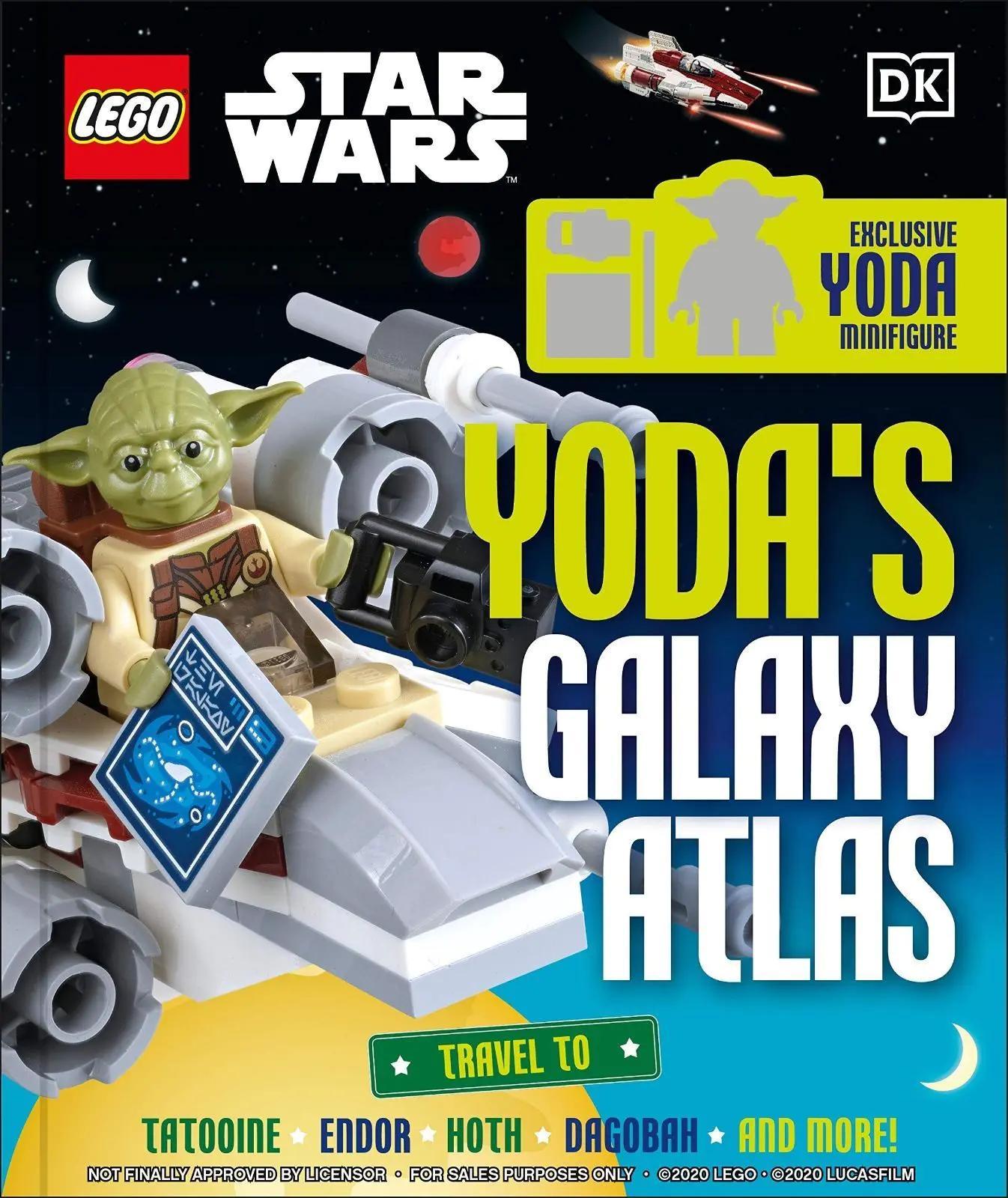 Sách Bản Đồ Thiên Hà Của Yoda DK ISBN9780744027273 kèm minifigure Yoda độc quyền, đồ chơi mô hình Star Wars giá tốt cho bé trai bé gái 8 tuổi