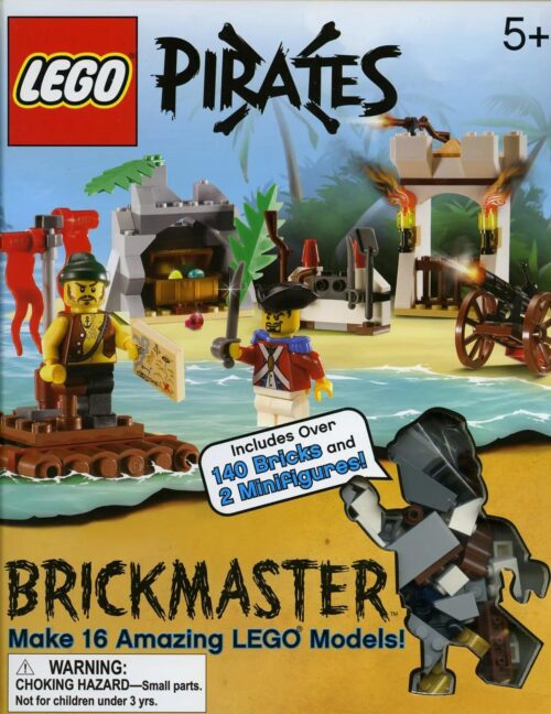 Bộ đồ chơi LEGO® Cướp Biển Brickmaster DK ISBN9780756655198 giá tốt, hơn 140 mảnh ghép và 2 minifigures, phù hợp bé trai 5 tuổi.