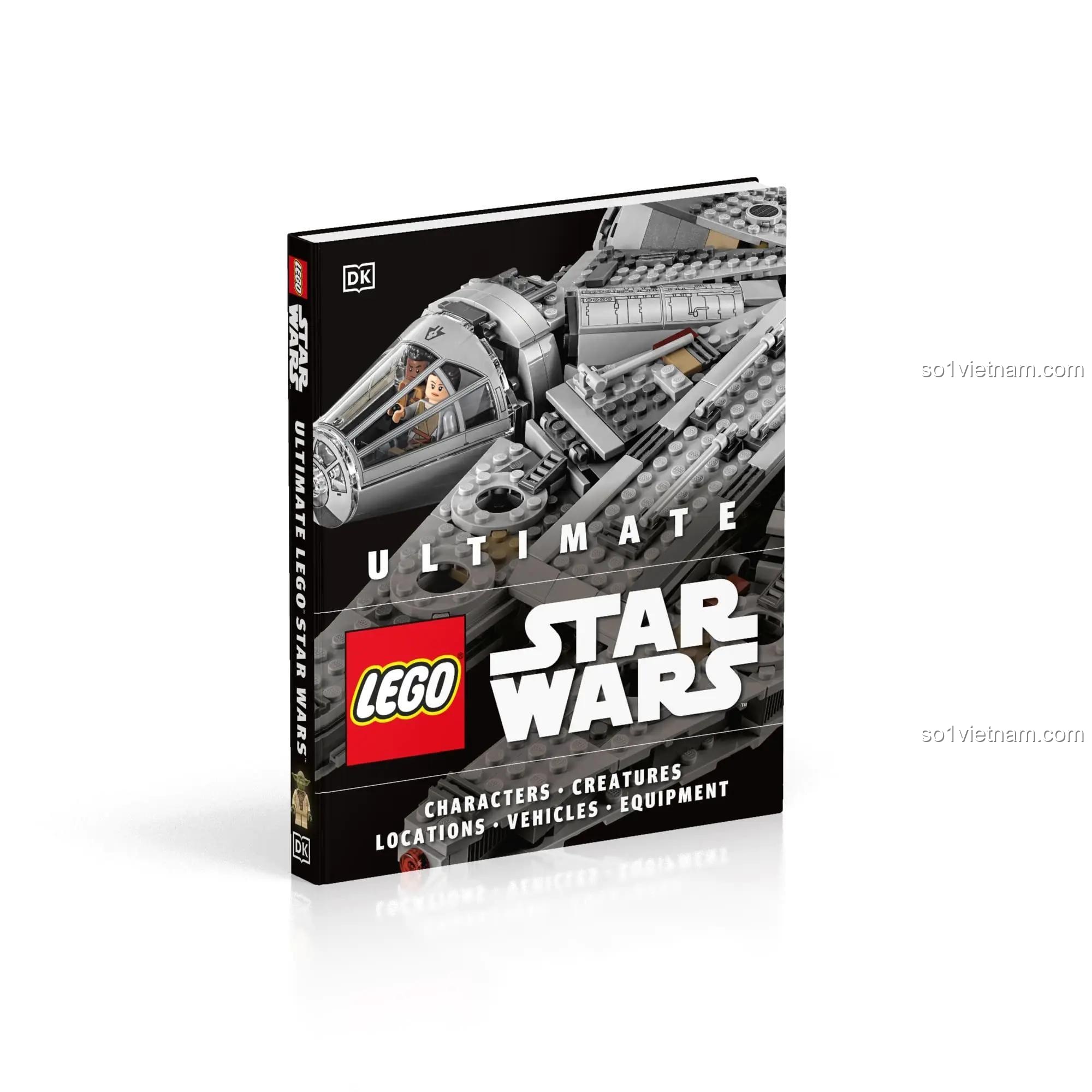 Sách Star Wars DK ISBN9781465455581, bách khoa toàn thư về nhân vật, sinh vật, địa điểm, công nghệ và phương tiện LEGO® Star Wars, hướng dẫn toàn tập cho con trai 12 tuổi, giá tốt
