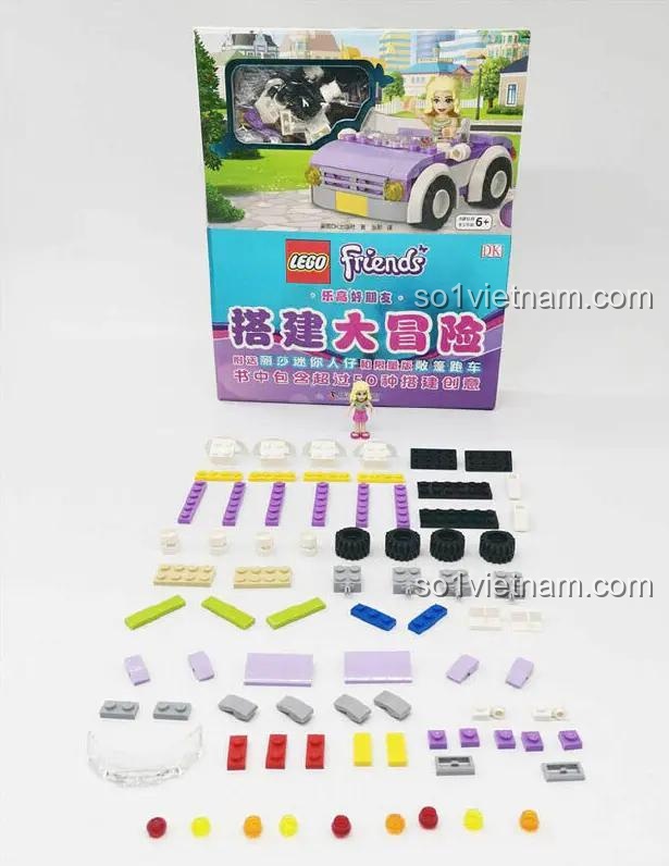 Bộ lắp ghép LEGO Friends DK ISBN9787110098899, chi tiết mảnh ghép và minifigure, đồ chơi giáo dục cho con gái 6 tuổi.