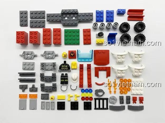 Các chi tiết gạch LEGO® City Build Your Own Adventure DK ISBN9787110099148, 92 mảnh ghép, đồ chơi lắp ráp sáng tạo cho bé trai 6 tuổi, giá bình dân.