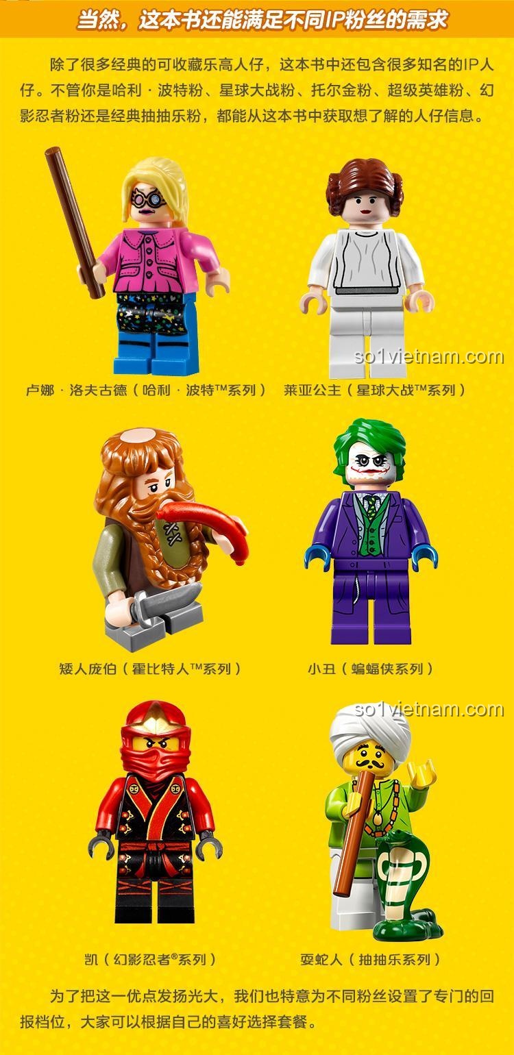 Bộ đồ chơi Minifigure độc quyền 102036 giá rẻ, kích thích sáng tạo cho bé trai 6 tuổi