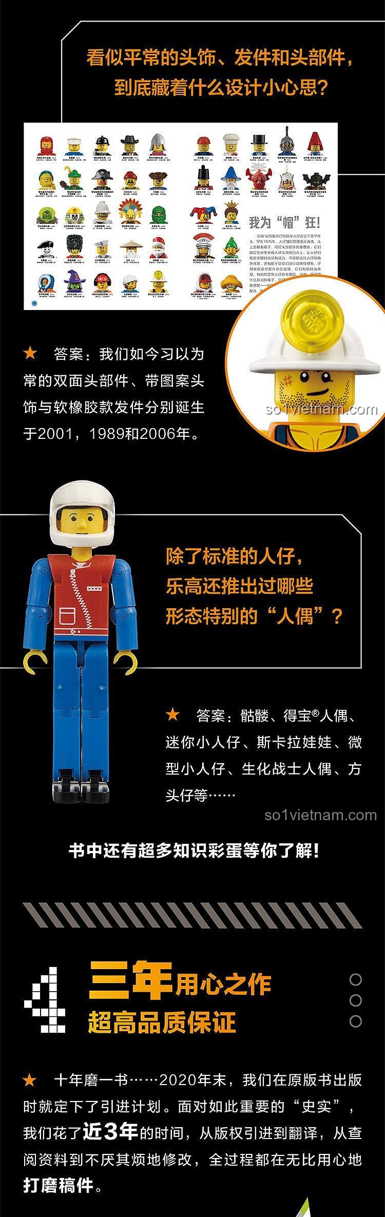 Sách LEGO Group Lịch sử Minifigure DK ISBN9787304114282 Biên Niên Sử LEGO Minifigure: Lịch Sử Trực Quan, kèm minifigure độc quyền, cho bé 6 tuổi, tiết kiệm.