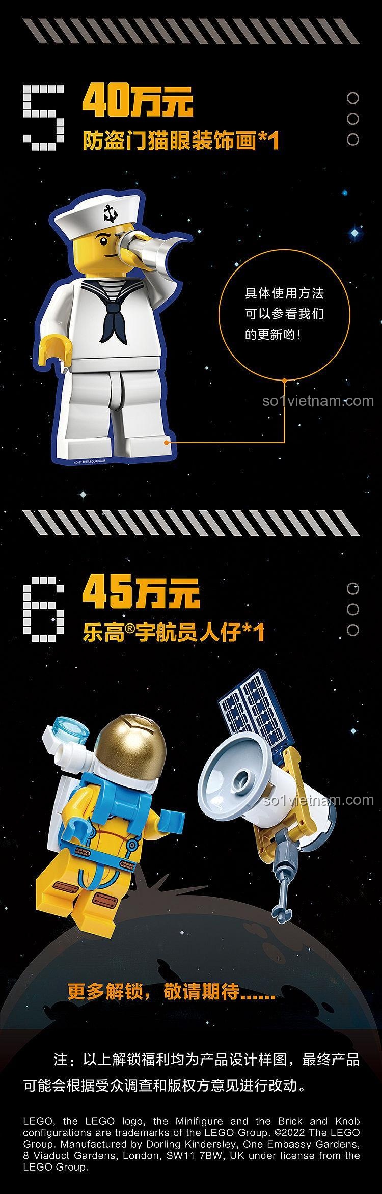 Sách LEGO Group Minifigure DK ISBN9787304114282 Biên Niên Sử LEGO Minifigure: Lịch Sử Trực Quan, kèm minifigure độc quyền, cho bé trai 6 tuổi, giá tốt.