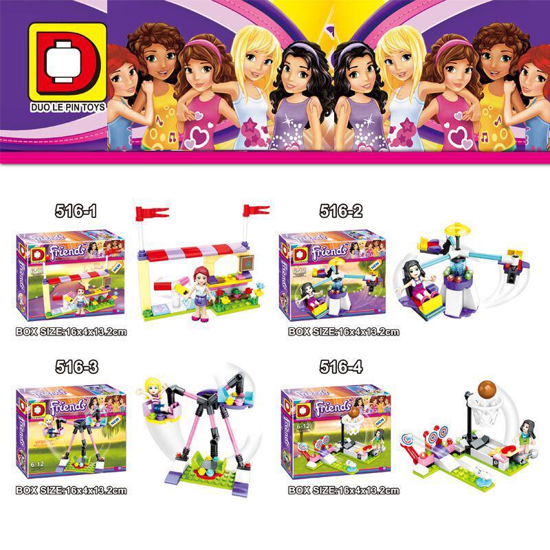 Bộ lắp ghép Công viên giải trí DLP516, đồ chơi lắp ráp Minifigure công viên, bộ xếp hình Đồ chơi công viên giải trí, đồ chơi mô hình Mô hình công viên mini, cho bé gái 6 tuổi, giá tốt.
