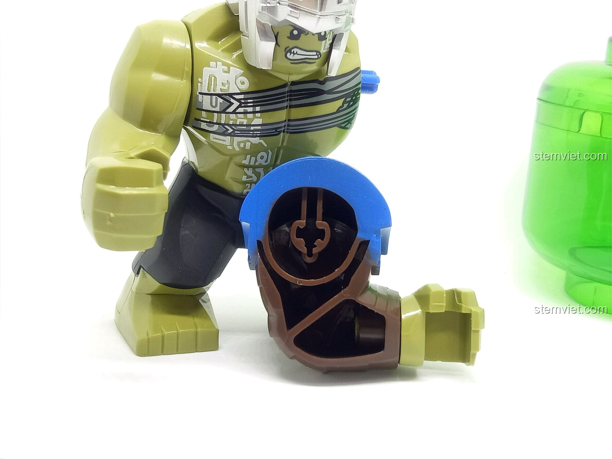 Khớp nối tay của Hulk Degao. Chi tiết lắp ráp đồ chơi Hulk.