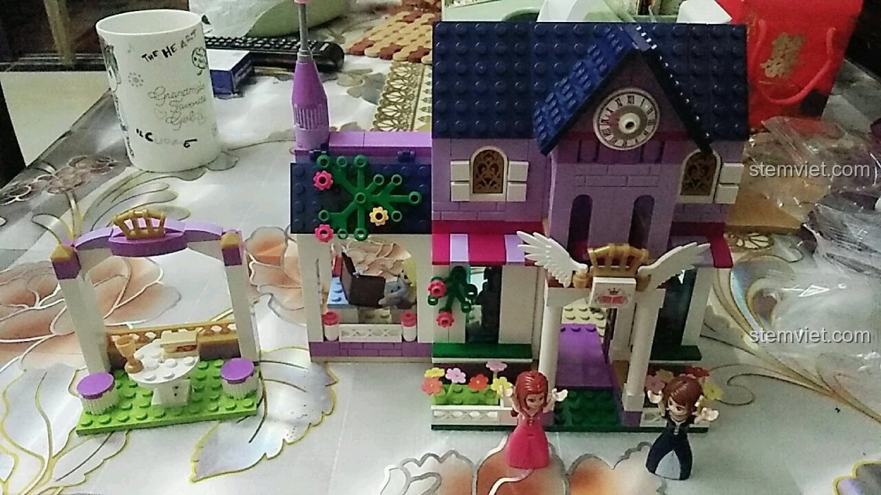 Toàn cảnh thư viện hoàng gia đã hoàn thành, một công trình kiến trúc tuyệt đẹp từ bộ lắp ráp Enlighten 2608.