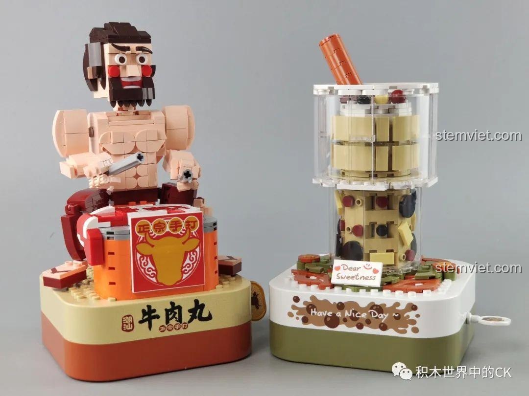 Meme hài hước với hình ảnh nhân vật hoạt hình và ly trà sữa, kèm dòng chữ 'Trà sữa là trà'.