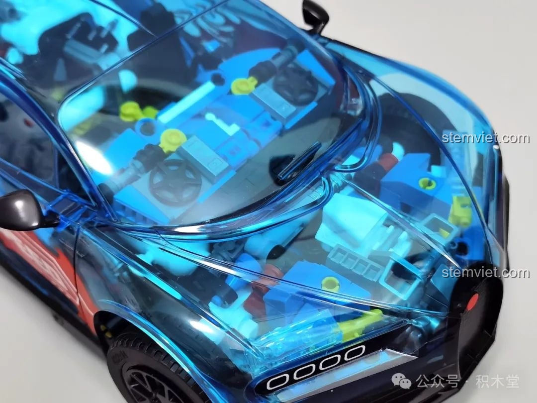 Ảnh 42 của bộ lắp ráp JAKI JK8808 Siêu Xe Khái Niệm Phantom, bánh xe và đĩa phanh. Đây là một bộ đồ chơi Mô hình siêu xe JK 8808 đáng tiền.