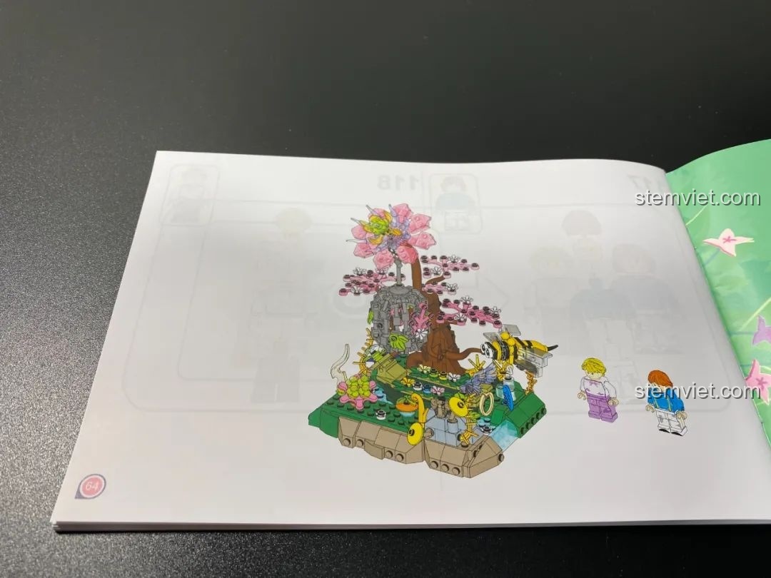 Tổng quan sách hướng dẫn đồ chơi lắp ráp Pantasy 15002 Mỹ Nhân Trong Lồng, độ khó bộ lắp ghép Pantasy