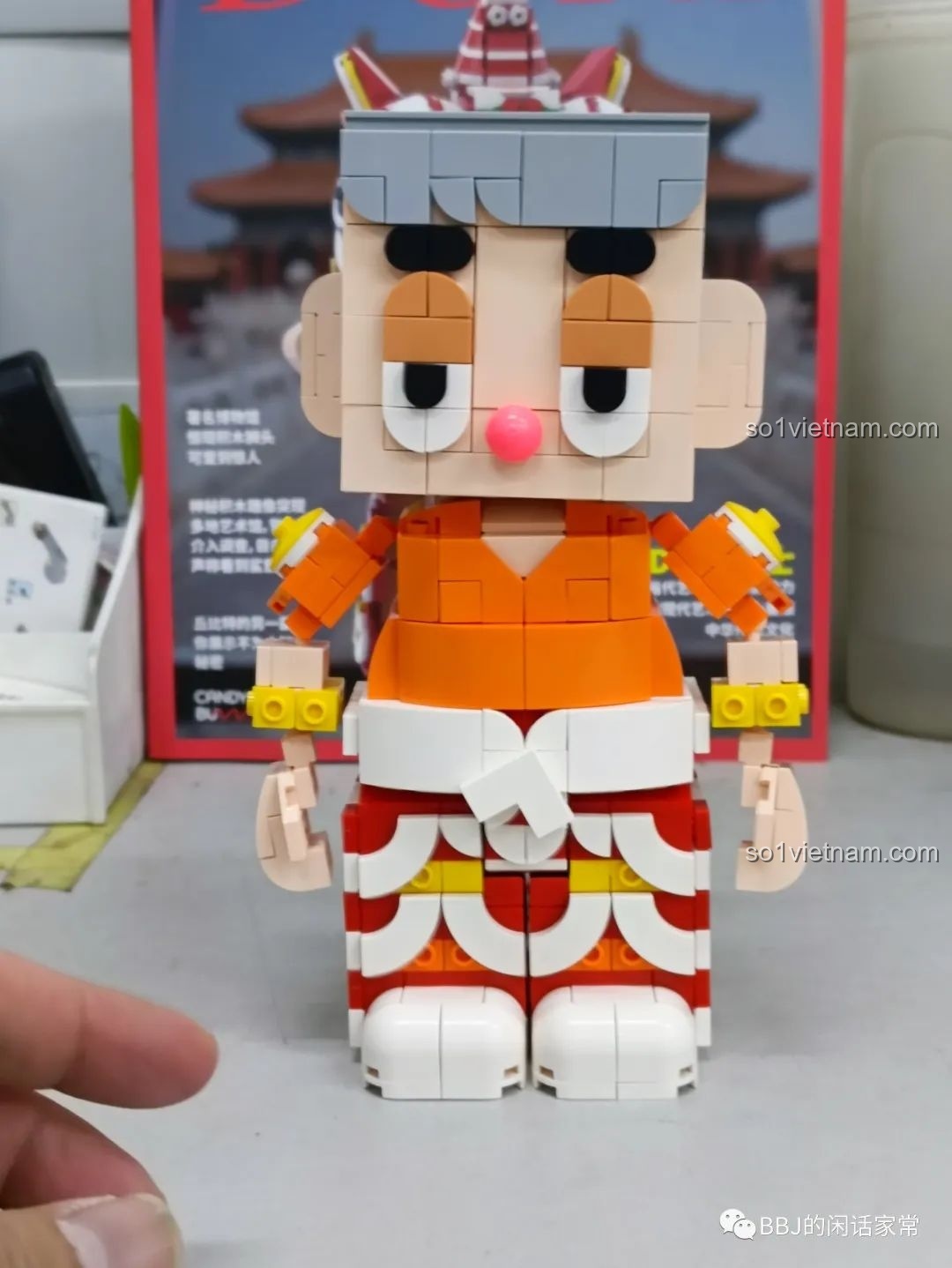 Chi tiết mảnh ghép màu đỏ