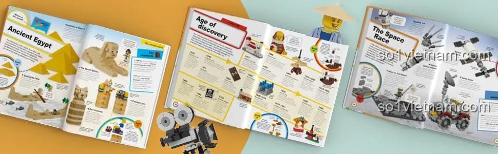 Nội dung sách lịch sử thế giới Dorling Kindersley ISBN9780241409190, bộ đồ chơi Sách lịch sử thế giới, đồ chơi lắp ghép Sách lịch sử cho trẻ em, sách Dorling Kindersley 409190, Sách LEGO® Epic History 9780241409190, đồ chơi giáo dục Sách xây dựng LEGO®, Sách kèm mô hình LEGO® 409190, bộ đồ chơi 409190, Sách lịch sử thế giới 409190, sách ISBN9780241409190, giúp bé trai 6 tuổi khám phá lịch sử.