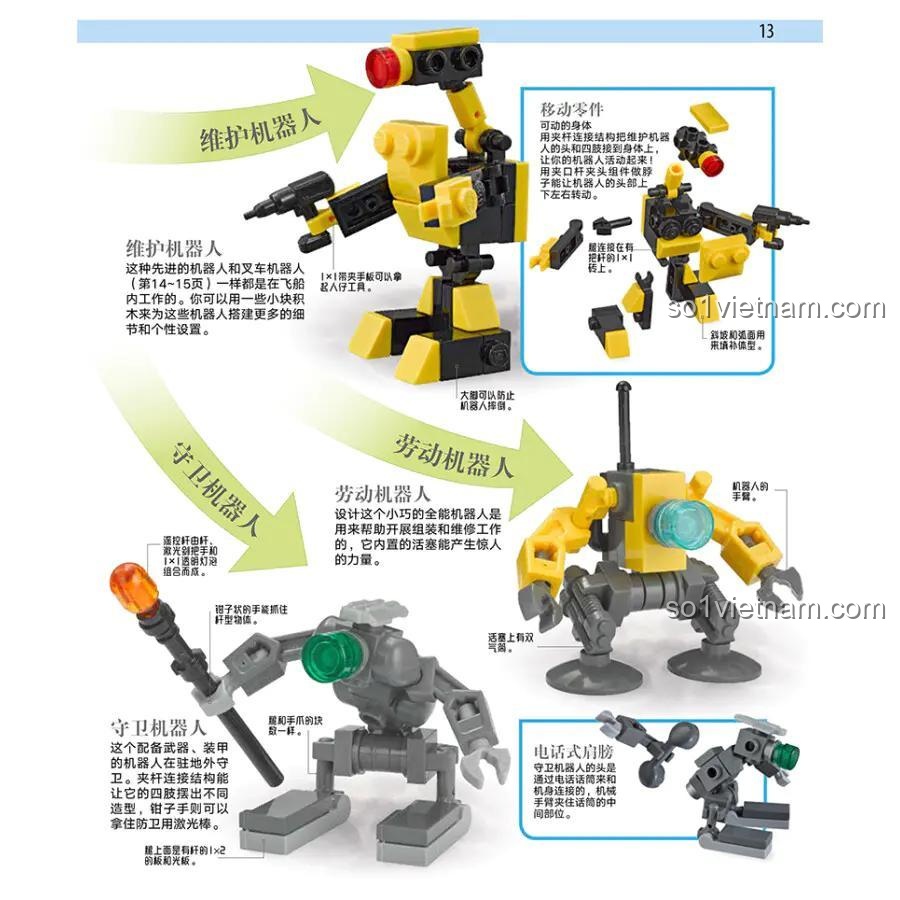 Sách xây dựng LEGO 9787304093068, sách hướng dẫn lắp ráp robot LEGO, khơi nguồn sáng tạo cho trẻ 6 tuổi, chất lượng tốt