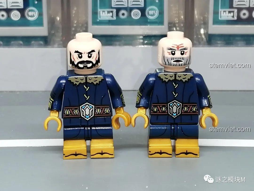 Cận cảnh chi tiết in ấn trên thân nhân vật Dwarf Warrior