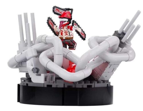 Bộ lắp ghép Người Cưa DY 1801 mô hình lắp ráp Chainsaw Man Denji độc đáo, đồ chơi lắp ráp cho bé trai 6 tuổi, giá tốt.