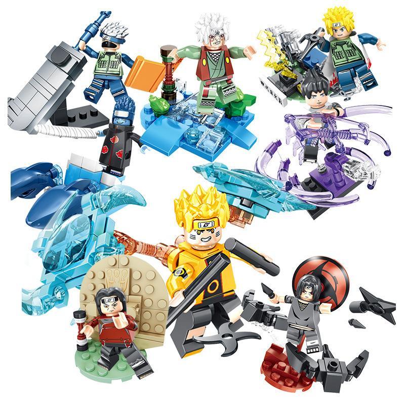Bộ lắp ráp Minifigure Naruto Elephant JX1224 với 8 nhân vật độc đáo, tái hiện Đại Chiến Ninja Thế Giới. Đồ chơi mô hình chất lượng cao, phù hợp bé trai 6 tuổi, giá tốt.