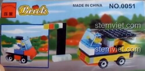 Mô hình thay thế của bộ lắp ráp Xe hơi sang trọng Enlighten 0051, lắp được 2 kiểu xe khác nhau