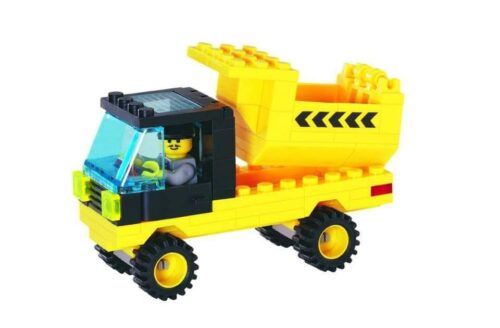 Bộ đồ chơi Xe Ben Công Trình Enlighten 0381 màu vàng đen, đồ chơi lắp ráp Xe Tải Tự Đổ 86 mảnh cho bé trai 6 tuổi giá tốt.