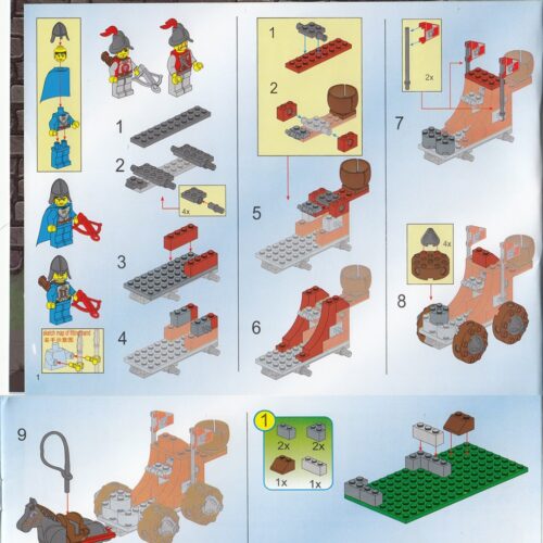 Lâu Đài Hiệp Sĩ Mật Lâm Enlighten 1019 hướng dẫn lắp ghép Enlighten 19 Lâu Đài Hiệp Sĩ Mật Lâm