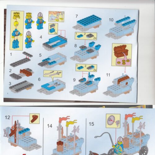 Lâu Đài Hiệp Sĩ Anh Em Pháo Đài Enlighten 1020 hướng dẫn lắp ghép Enlighten Qman 1020 Lâu đài Hiệp sĩ