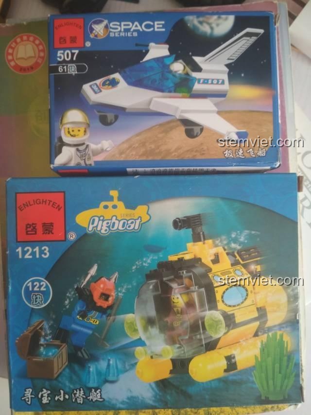 Tàu ngầm Enlighten 1213 đã lắp ráp và người nhái