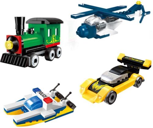 Bộ lắp ghép Phương tiện giao thông mini Enlighten 1234, đồ chơi lắp ráp cho bé trai 6 tuổi, khám phá tốc độ, giá tốt.
