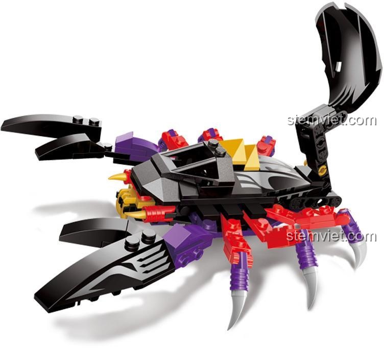 Đồ chơi lắp ráp Bọ Cạp Khổng Lồ Enlighten 1303, mô hình Hải Tặc Huyền Thoại QMAN, bộ lắp ghép Quái Vật Biển Khổng Lồ Keeppley, đồ chơi lắp ráp Bọ Cạp Hải Tặc giá rẻ cho bé trai 6 tuổi.