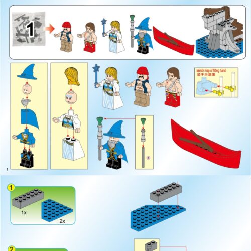 Ngôi Nhà Pháp Sư Của Hải Tặc Huyền Thoại Enlighten 1309 sách lắp ghép Enlighten Keeppley 1309 Ngôi nhà trên cây của pháp sư