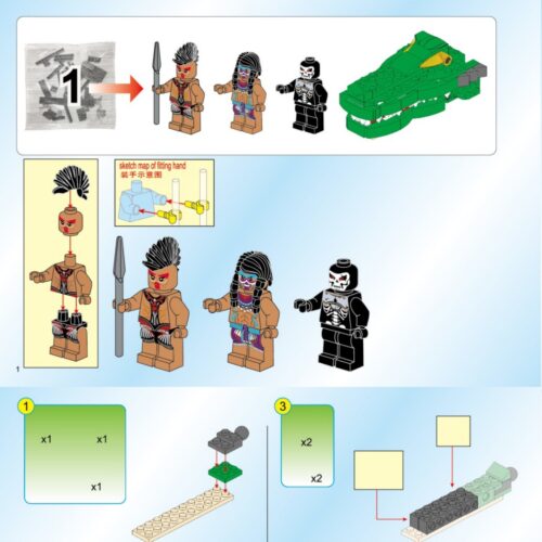 Hải Tặc Huyền Thoại: Cá Sấu Cuồng Nộ Enlighten 1310 sách hướng dẫn Enlighten 1310 Thuyền Viên Hải Tặc