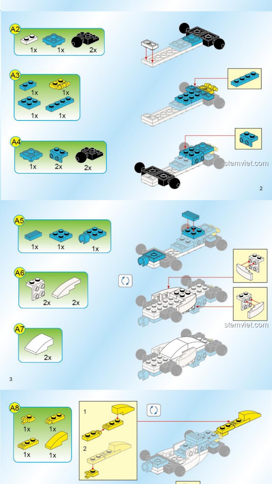 Robot Chiến Thần Không Gian Enlighten 1403-5 hướng dẫn lắp ráp Enlighten 14035 Robot Chiến Thần Không Gian