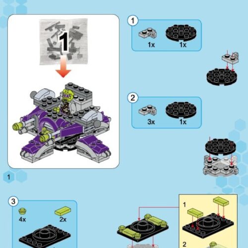 Robot Bắt Giữ Người Ngoài Hành Tinh Enlighten 1605 hướng dẫn lắp ráp Enlighten 05 Cỗ máy bắt giữ sách Enlighten 5 Chiến binh không gian