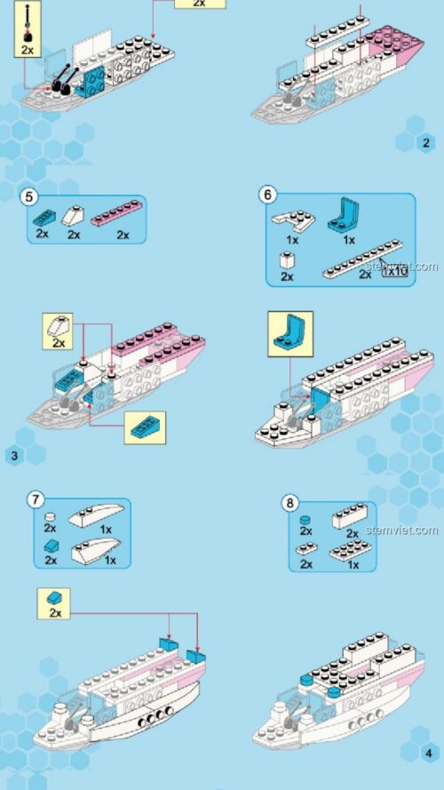 Phi thuyền Phượng Hoàng Enlighten 1607 sách Enlighten K1607 Tàu không gian Phoenix hướng dẫn lắp ráp Enlighten 1607 Phi thuyền không gian Phoenix