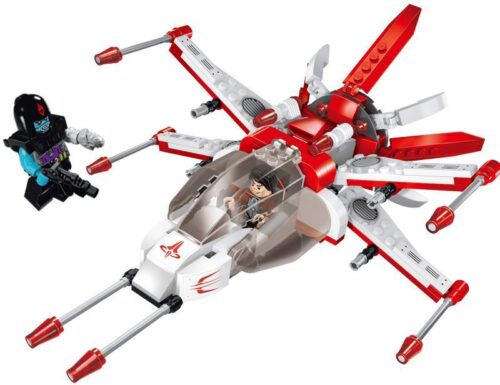 Bộ lắp ghép Máy Bay Chiến Đấu Chim Ưng Enlighten 1610 với minifigure, đồ chơi lắp ráp không gian cho bé trai 6 tuổi, giá tốt.
