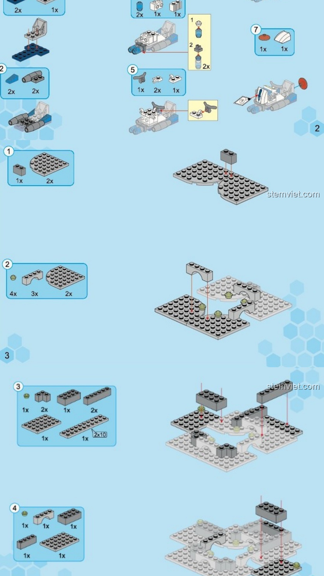 Sách hướng dẫn Enlighten 1611 Mô Hình Tàu Không Gian, sách lắp ghép Enlighten 1611 Phi Thuyền Không Gian