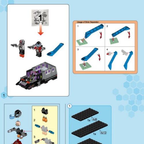 Xe Tải Bọc Thép Pháo Kích Không Gian Enlighten 1614 sách hướng dẫn Enlighten 14 Xe tải pháo