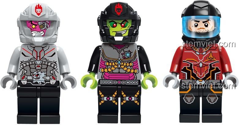 bộ đồ chơi Xe chiến đấu không gian Enlighten 1614, 3 minifigure chi tiết cao cấp, đồ chơi cho bé trai 6 tuổi