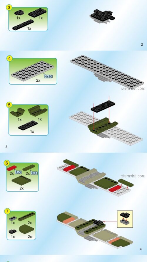 Máy bay chiến đấu Enlighten 1705 hướng dẫn Enlighten 705 Pháo cao xạ