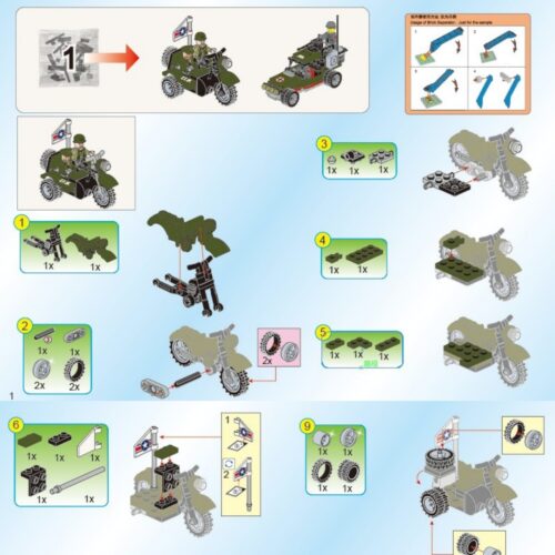 Sở Chỉ Huy Bắn Phá Chiến Trường Enlighten 1714 sách hướng dẫn lắp ráp Enlighten 714 Sở Chỉ Huy Bắn Phá Chiến Trường
