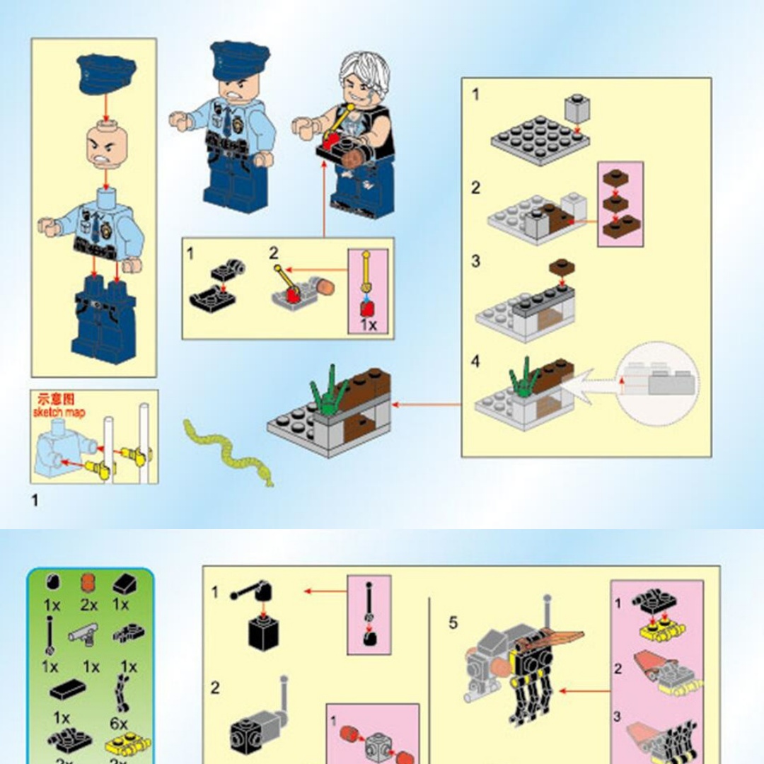 Biệt Đội Cảnh Sát: Cuộc Tấn Công Từ Xa Enlighten 1907 hướng dẫn lắp ghép Enlighten 1907 Cảnh sát và tội phạm